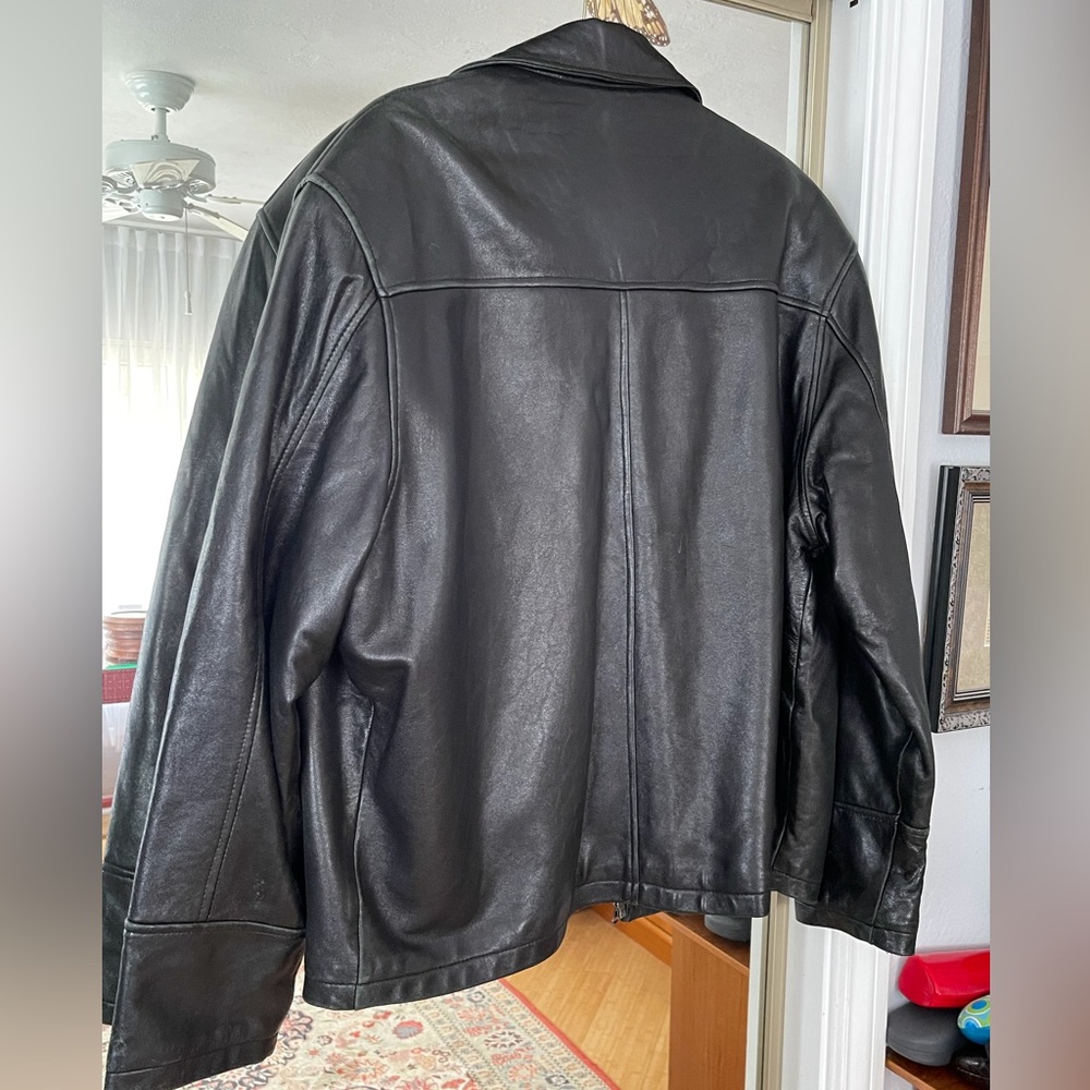 Mens leather jacket - Picture 2 of 7